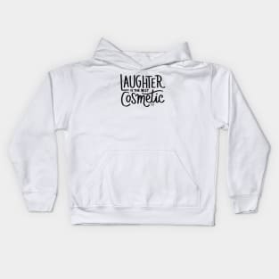 Laughter is the Best Cosmetic Kids Hoodie